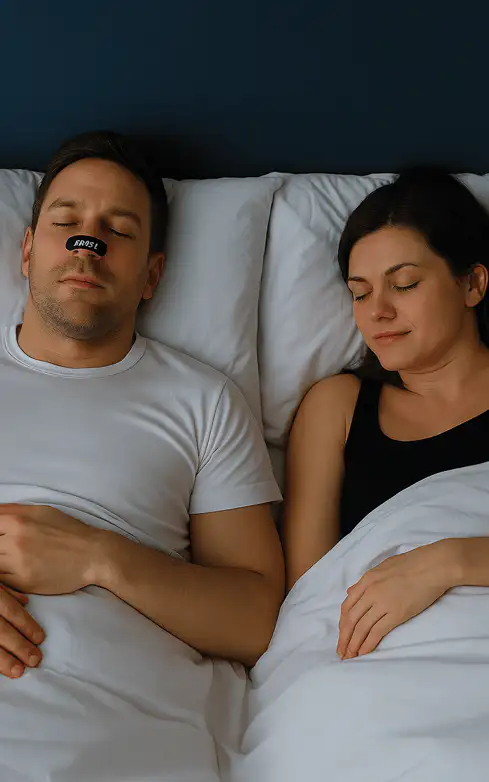 Nose Strips to Stop Snoring | Frustrated Partner - Boost N.O.S